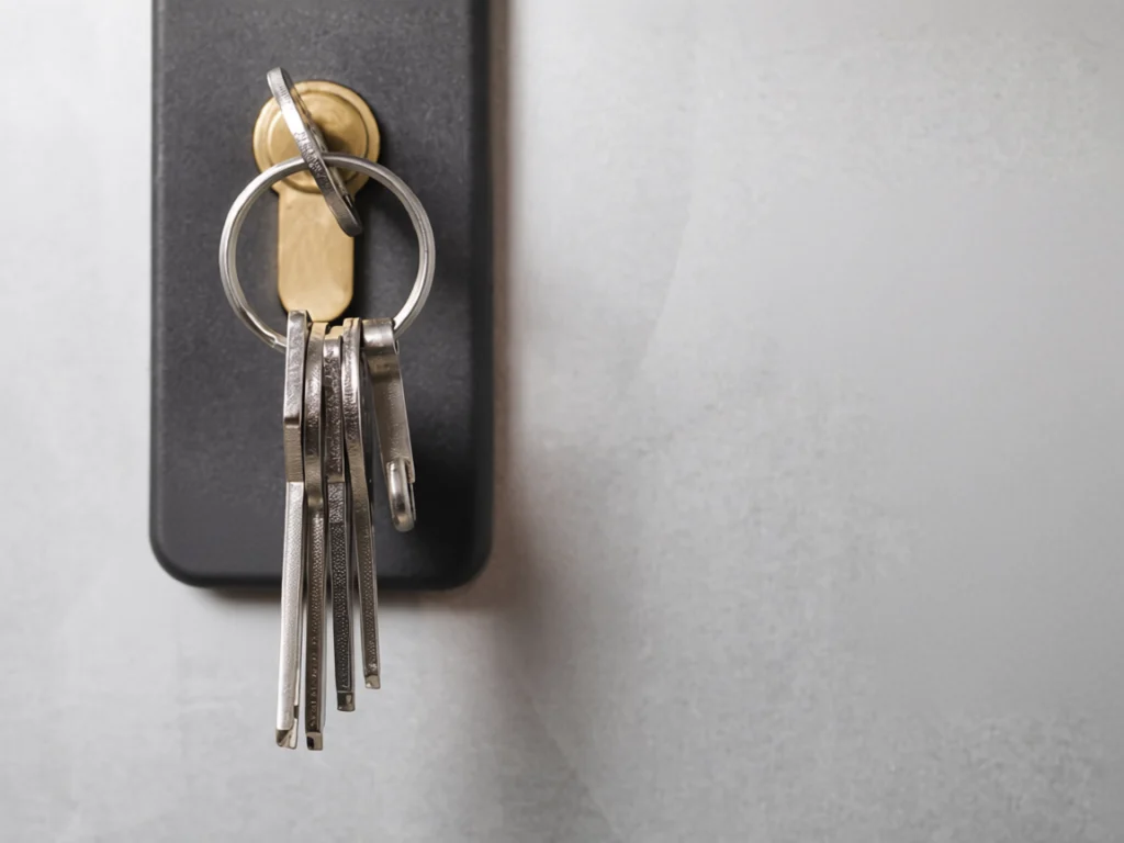 locksmith fitting a new lock